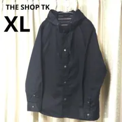 美品　THE SHOP TK　メンズ　フード付きジャケット　XL　ネイビー