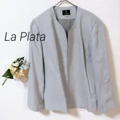 31 La Plata ノーカラー テーラードジャケット オープンプロント