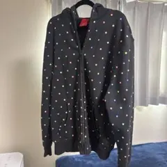 限定完売！アメリカ購入！ナイキドット柄パーカー/NIKE日本未発売水玉 