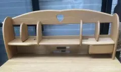 木製 学習机 ハートモチーフ - メルカリ