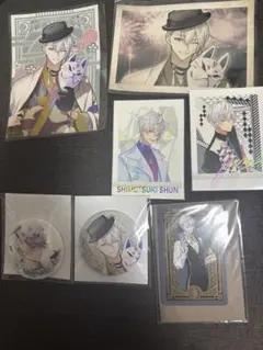 ツキウタ 霜月隼 ツキショ缶バッジ ぱしゃこれ ブロマイド 月夏祭 特典 セット