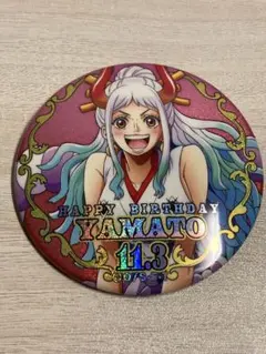ワンピース 麦わらストア限定 ハッピーバースデーホログラム缶バッジ