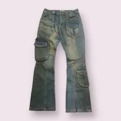 ナイラス Nylaus jeans デニム フレア お兄系 平成初期 グランジ