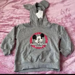 新品★ LITTCミッキーマウス 耳付きパーカー　トレーナー　120cm キッズ