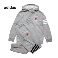 ☆良品 アディダス NBA シカゴブルズ スウェット パーカー セットアップ L