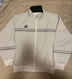 adidas グレー ジップアップジャージ サイズO