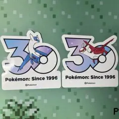 ポケモン 30周年記念 ステッカー ルギア&ホウオウ - メルカリ