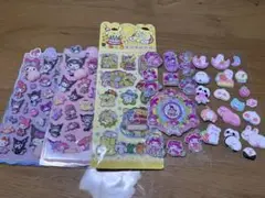 かわいいシールセット　マイメロ　クロミ　ポムポムプリン　ウォーターシール