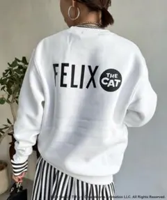 Doudou Felix the Catフィリックス キャット裏起毛スウェット