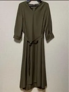 ナノユニバース　七分袖　ワンピース