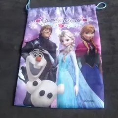 未使用品　アナと雪の女王 巾着袋