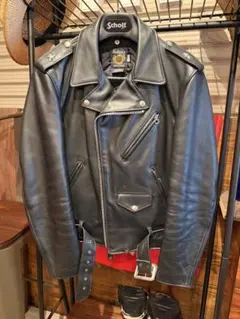 Schott ダブルライダースジャケット ワンスター40美品のサムネイル