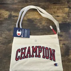 チャンピオン サコッシュ ショルダーバッグ　ロゴ刺繍 肩がけバック