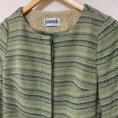 【最終価格‼️】ホコモモラ　コート　グリーンのサムネイル