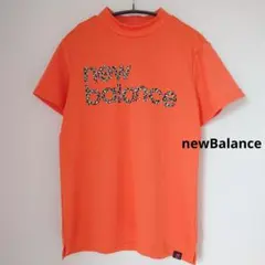 nb モックネックシャツ　半袖シャツ　運動半袖 レオパードロゴ　Мのサムネイル