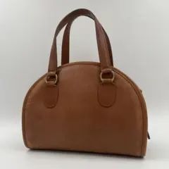 【ヴィンテージ】オールドコーチ　ハンドバッグ　ハーフムーン　ブラウン　クラブタン