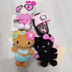 ハローキティマスコット XOXOギャル Vol.2　4種①