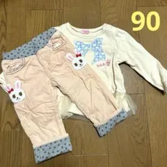 ミキハウス　トップスボトムスセット