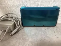 任天堂3DS本体 ターコイズブルー Nintendo ゲーム 充電器付