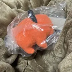 美品　チェンソーマン　ポチタ羊毛フェルト風ぬいぐるみ　すやすや