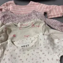 NEXTベビー服 Tシャツセット 4枚組 長袖