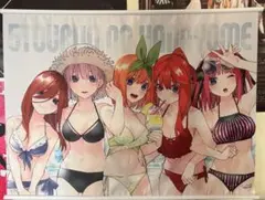 五等分の花嫁 五等分の花嫁展 ビッグタペストリー