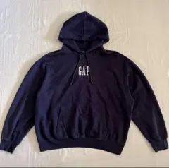 GAP パーカー　フーディー　プルオーバー　ネイビー　青　ミニロゴ　紺タグ00s
