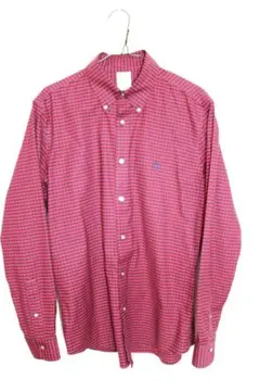 ブルックスブラザーズ　胸マークあり　ボタンダウン 　M寸　 赤青チェック