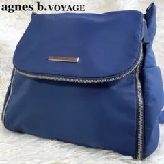 美品ꕥアニエスベーボヤージュ リュック ショルダーバッグ 2way ナイロン牛革
