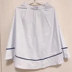 【レッセパッセ】膝丈 スカート 水色 36サイズ
