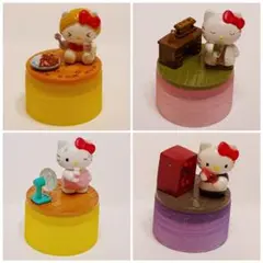 ハローキティ ボトルキャップ　4個セット　2004年