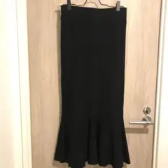マーメイドスカート ニット 黒 Mサイズ