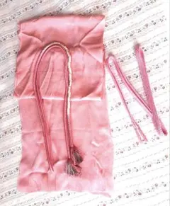 ピンク 帯揚げ　ピンク帯締め2本セット