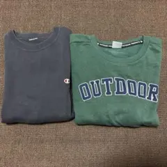 Champion 、OUTDORトレーナー2枚セット
