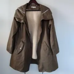 KUMIKYOKU ブラウンカーキ モッズコート サイズ6