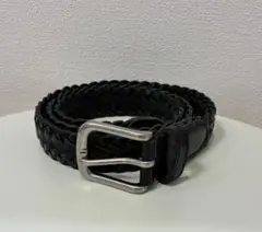 無印良品 革メッシュベルト ブラックのサムネイル