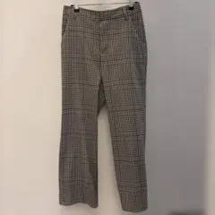 GRL チェック柄 パンツ Lサイズ