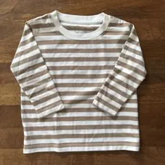 無印良品 ボーダーカットソー 90