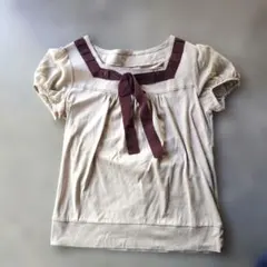 Harrods ハロッズ リボン カットソー Tシャツのサムネイル