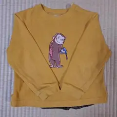 #034 プティマイン おさるのジョージ アソートグラフィックT 110cm