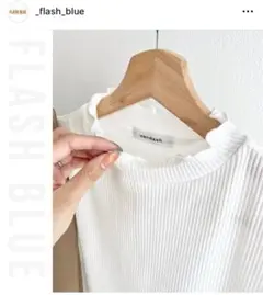 未使用　フラッシュブルー　タンクトップ　L