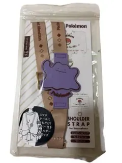 ポケモン　ラバー付きショルダーストラップ メタモン