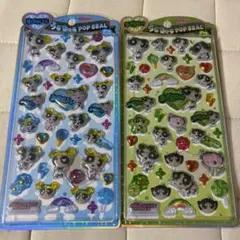 パワパフ　うるちゅるポップシール　2枚