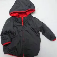 baby gap リバーシブルジャンバー（濃いグレーと赤）