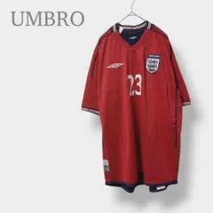 UMBRO イングランド代表 ベッカム 7番 シャツ - メルカリ