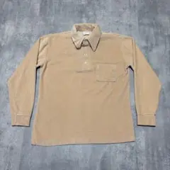 70s JC Penney ベロア　ポロ　トレーナー　Euro ヴィンテージ