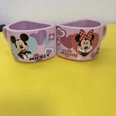 ミッキー＆ミニー ハート型カップ　未使用