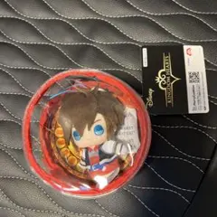 キングダム ハーツ ダイブ・トゥ・ハート ポーチ＆指パペット セット レッド 赤