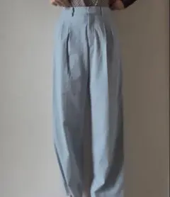 UNIQLO タックワイドパンツ