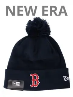 NEW ERA ニューエラ ビーニー MLB ポンポンニット　レッドソックス